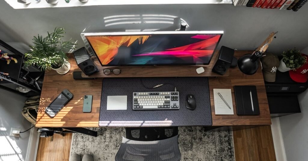 Work From Home Desk Setup